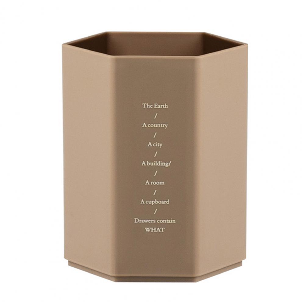 Держатель для ручек, органайзер для канцелярских принадлежностей, креативный большой вместительный органайзер для канцелярских принадлежностей, шестиугольный дизайн, ящик для хранения карандашей, настольный органайзер