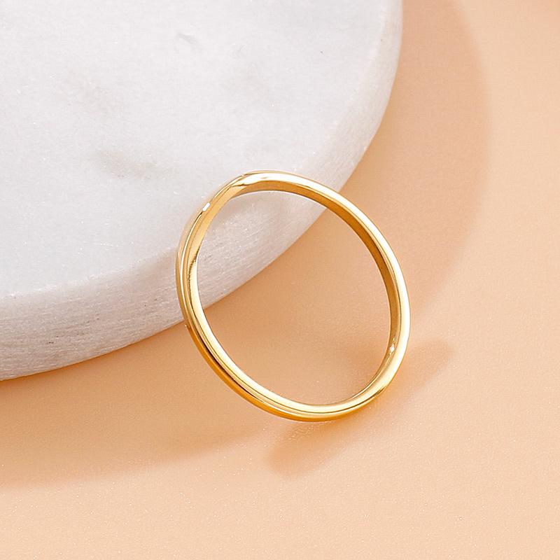 Kalen Jewelry Кольцо на мизинец и ожерелье в стиле ретро из титановой стали для пар