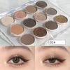 12 цветов телесного цвета, матовая палитра теней для век, блестящие, долговечные, водостойкие тени для век, блестящие пигменты для глаз, косметика для макияжа