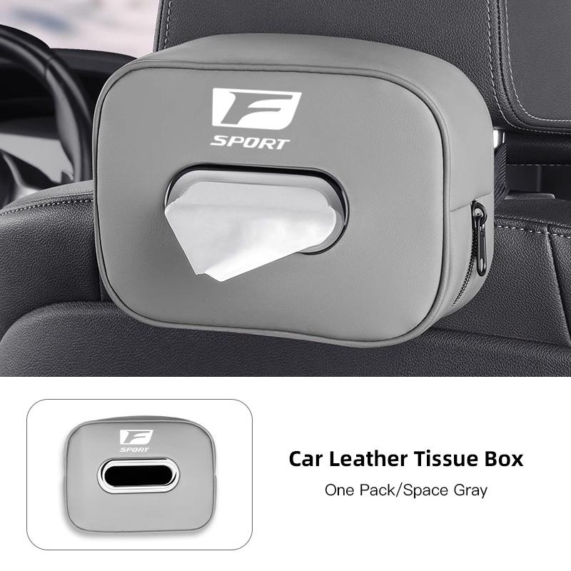 AAPL1 2026 Hot Interior Stickers New PU Leather Car Tissue Box Storage Bag Accessories For Lexus IS250 IS350 IS200 UX RX350 LX570 LX60