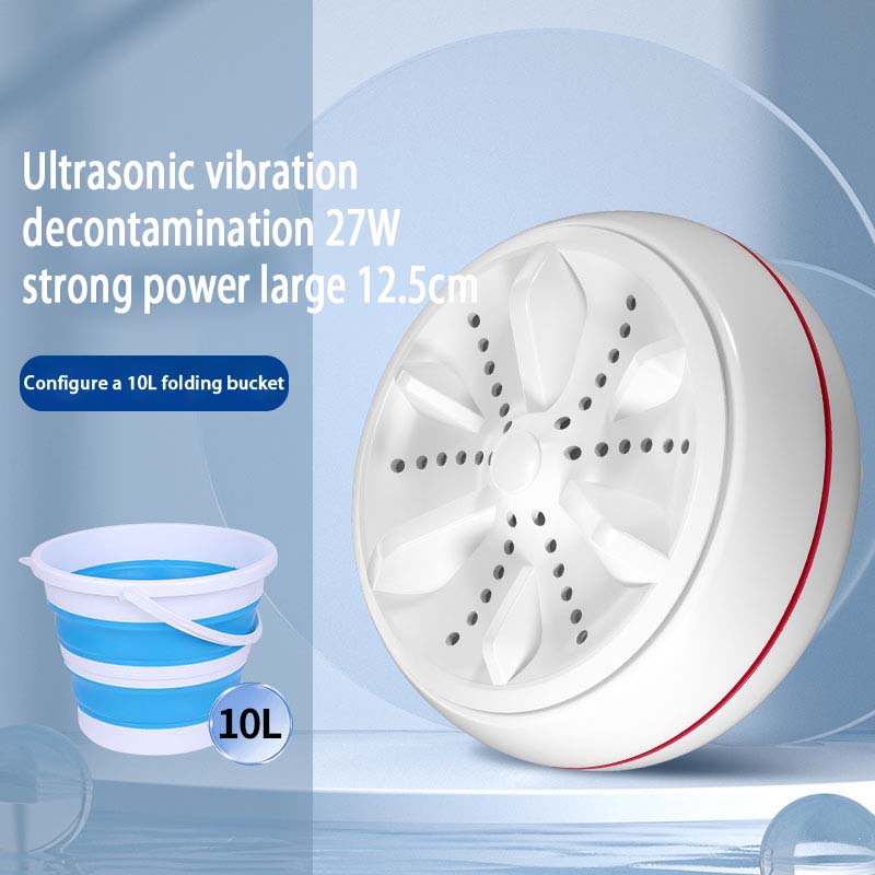Мини-вращающаяся стиральная машина со складным ведром объемом 10 л, зарядка через USB, нижнее белье, носки, детская одежда, портативная стиральная машина для путешествий