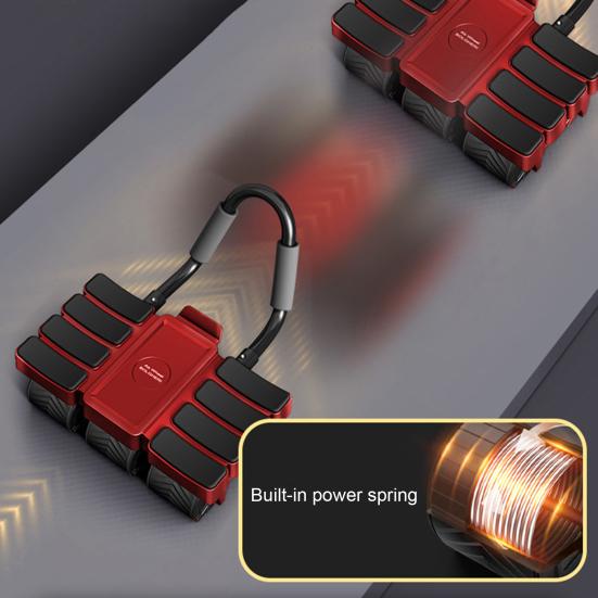 Ролик для пресса с автоматической поддержкой локтя для мужчин и женщин, 6 колес, тренажер для пресса, фитнес-оборудование