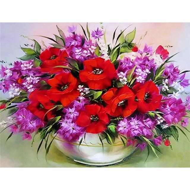 Картина с цветами, функция 5D эффекта (в ассортименте)