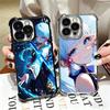 Чехол для телефона с покрытием Kamisato Ayaka из Genshin Impact для iPhone 16 17 Pro Max Air 16E 14 15 Plus 12 13 Mini, противоударный, с подушкой безопасности