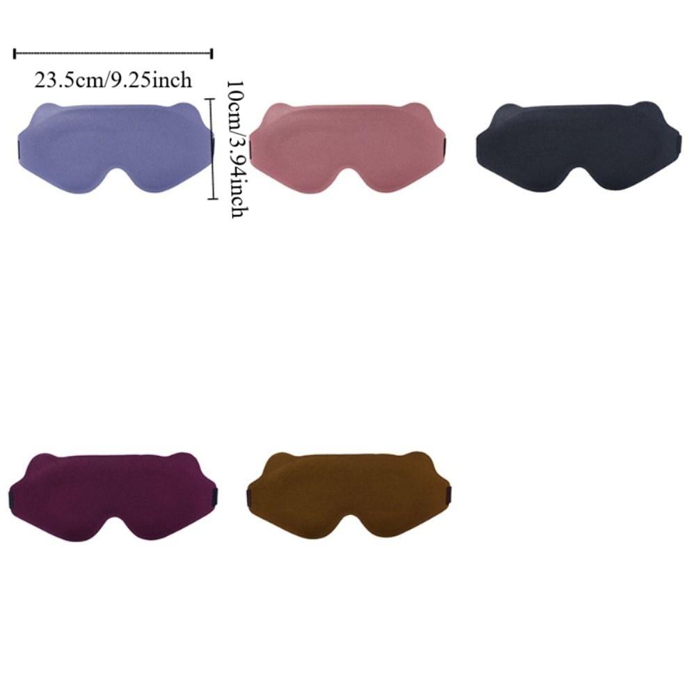 3D Blockout Sleep Eye Mask Breathable Eye Cover Sleeping Masque Light Blocking Eyeshade  Travel