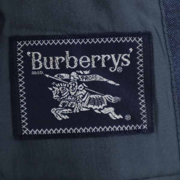Burberrys Wool Blend Suit Setup 94-84-165 Blue Men's Used