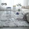 Shag Area Rug for Living Room Fuzzy Plush Indoor Bedroom Carpet Tie Dye Thickened Non-skid Fluffy Faux Fur Rug Nursery Kids Boys Girls Room Floor Mat