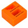 Magnetizer Demagnetizer ABS Portable Tool for Screwdriver Bit Screw Nut Tweezers Orange