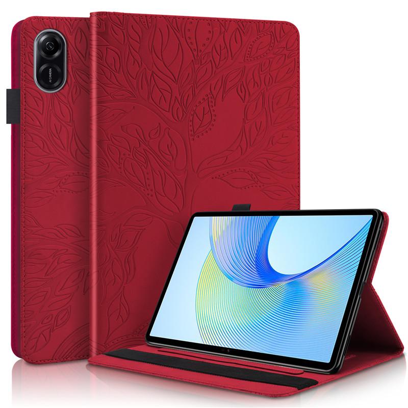 Чехол для планшета Funda For Honor Pad X9 Case 11,5 дюймов 2023 Imprinted Tree Wallet Stand Back Silicone Shell For Honor Pad X8 Pro X9 Tablet Cover