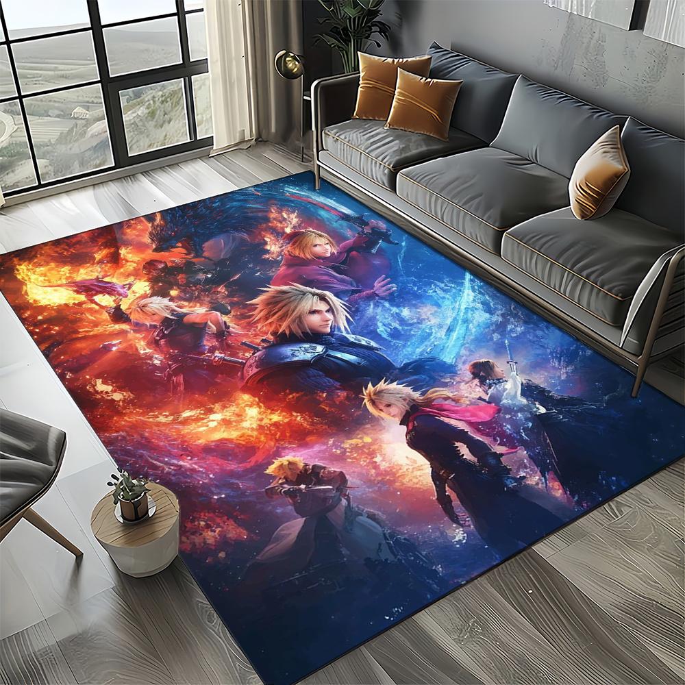Новый стиль Игры Final Fantasy Клауд Тифа Аэрис Ковер Коврик для Гостиной Спальни Дома Дивана, Детский Игровой Нескользящий Напольный Коврик