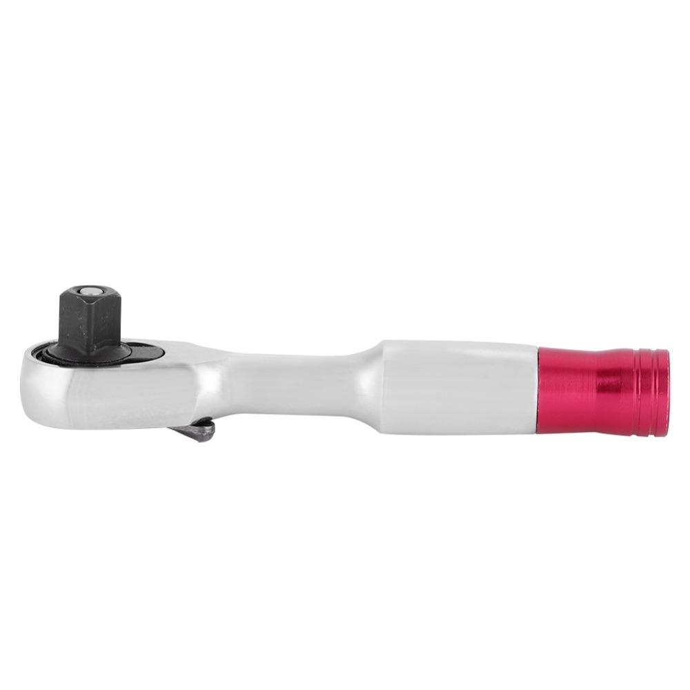 6.35mm 1/4Inch Quick Socket Wrench Metal Hex Torque Wrench Right Angle Screwdriver Tight Spaces