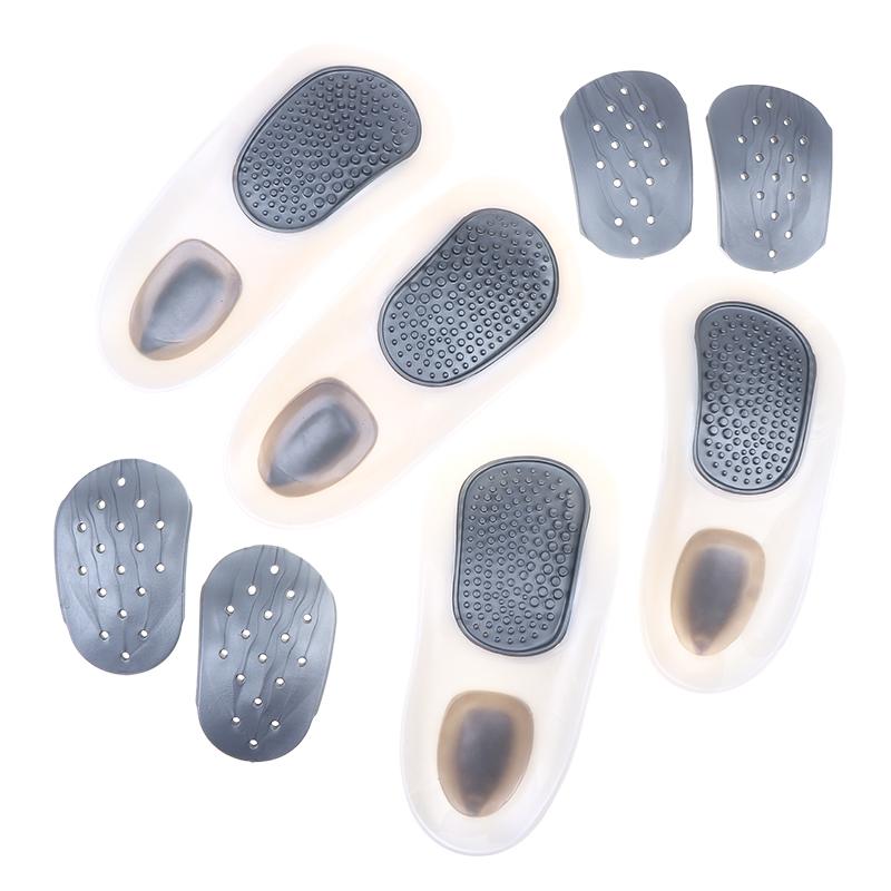 1 пара ортопедических полустелек для обуви, съемный массажер для стоп, стельки для обуви, облегчение боли в своде стопы, уход за стопами, аксессуары для обуви