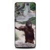 Смешной Чехол-Обезьянка для Samsung S25, S24, S21, S22, S23, S30, Ultra, S20, Plus, Fe, Lite, Note, 10, 9, 5G Черный Чехол