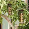 Traditional Retro 4 Tube 5 Bell Bronze Courtyard Garden Outdoor Life Wind Chime