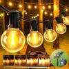 Fairy Light LED Outdoor Power G40 Bulbs Garden Lighting Balcony IP44 Weatherproof Gazebo String Lights with Remote Control