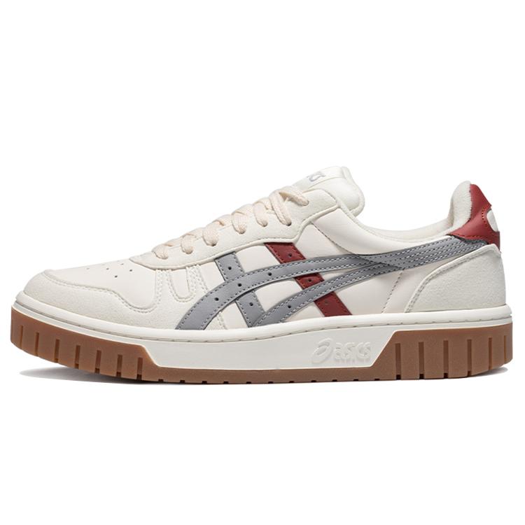 ASICS Court Mz Retro Casual Skateboarding Shoes Unisex Beige Gray (Unisex) Skateboard Shoes 1203A127 107