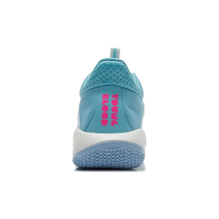 Кроссовки для баскетбола LiNing Sonic 9 Low Slip Resistant Durable Kids Light-Blue ABPR053-3