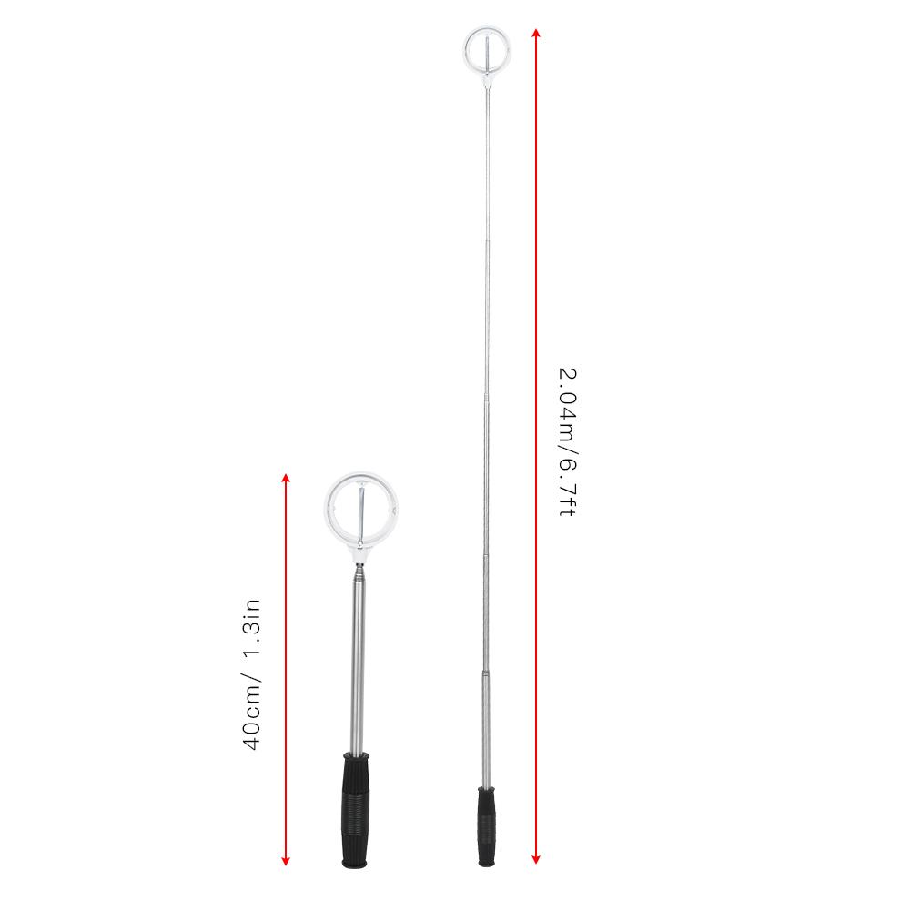 8 секций телескопический подъемник для гольф-мячей, ретривер, вал из нержавеющей стали, для товаров для спорта на открытом воздухе