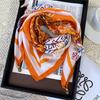 Korean-Style Magnetic Buckle Square Scarf: Women's Winter Neck Warmer & Fashionable Pendant Accessory