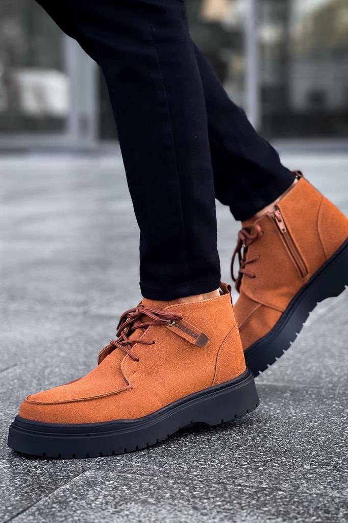 Мужские модные ботинки из искусственной кожи на плоском каблуке Bootie Sst Bryggen Bootie Светло-коричневые туфли