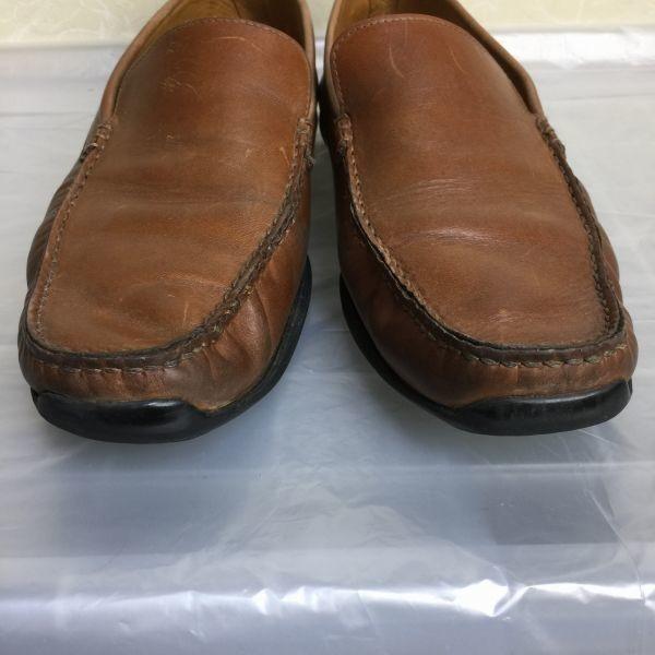 PARABOOT Туфли Vamp Размер 26.026.5 Коричневая кожа Слипоны Винтаж(ИСПОЛЬЗОВАЛ)