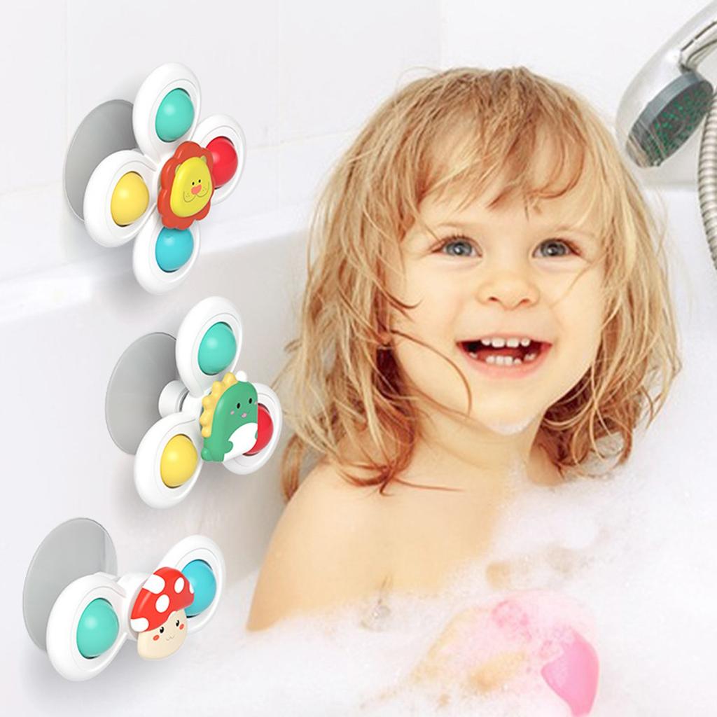 Suction Cup Toy, 3 Pieces Suction Cup Toy Baby With Suction Cup, Table Toy Baby Suction Cup, Sensory Toy For Baby