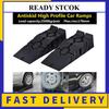 Portable Car Ramps Kit 1pair (2pcs) Lightweight Plastic Heavy Duty Durable for Vehicle Threshold Easy Service Car