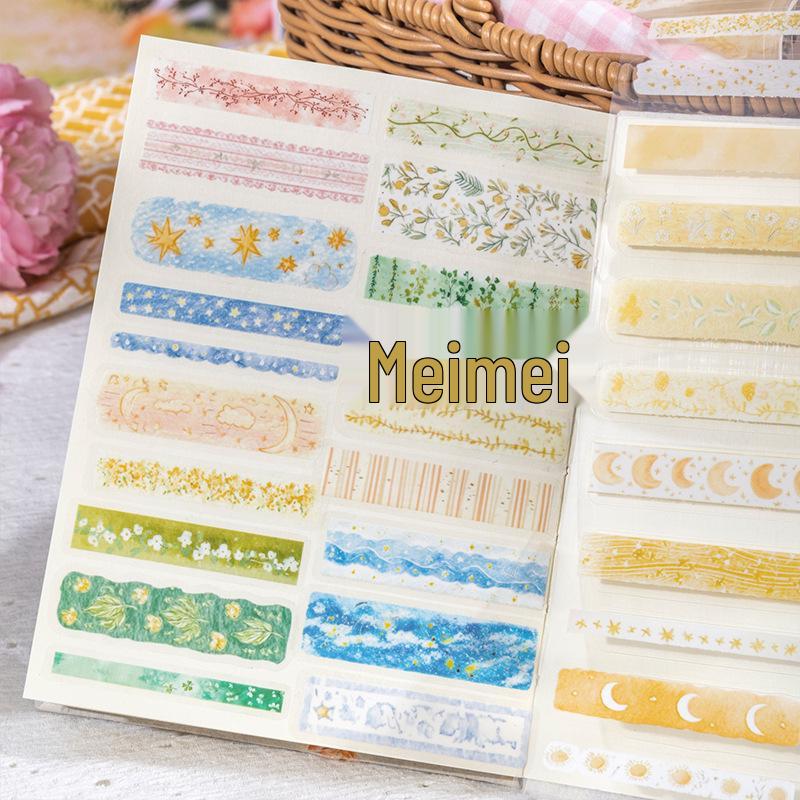 Tomato Sauce Girl Spring Series Die-cut PET Tape for Journal Decoration - 4 Styles