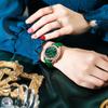New TOP Brand Luxury Women's Watch With Box Fashion Watch Leather Waterproof Green Watch Women's Quartz Watches