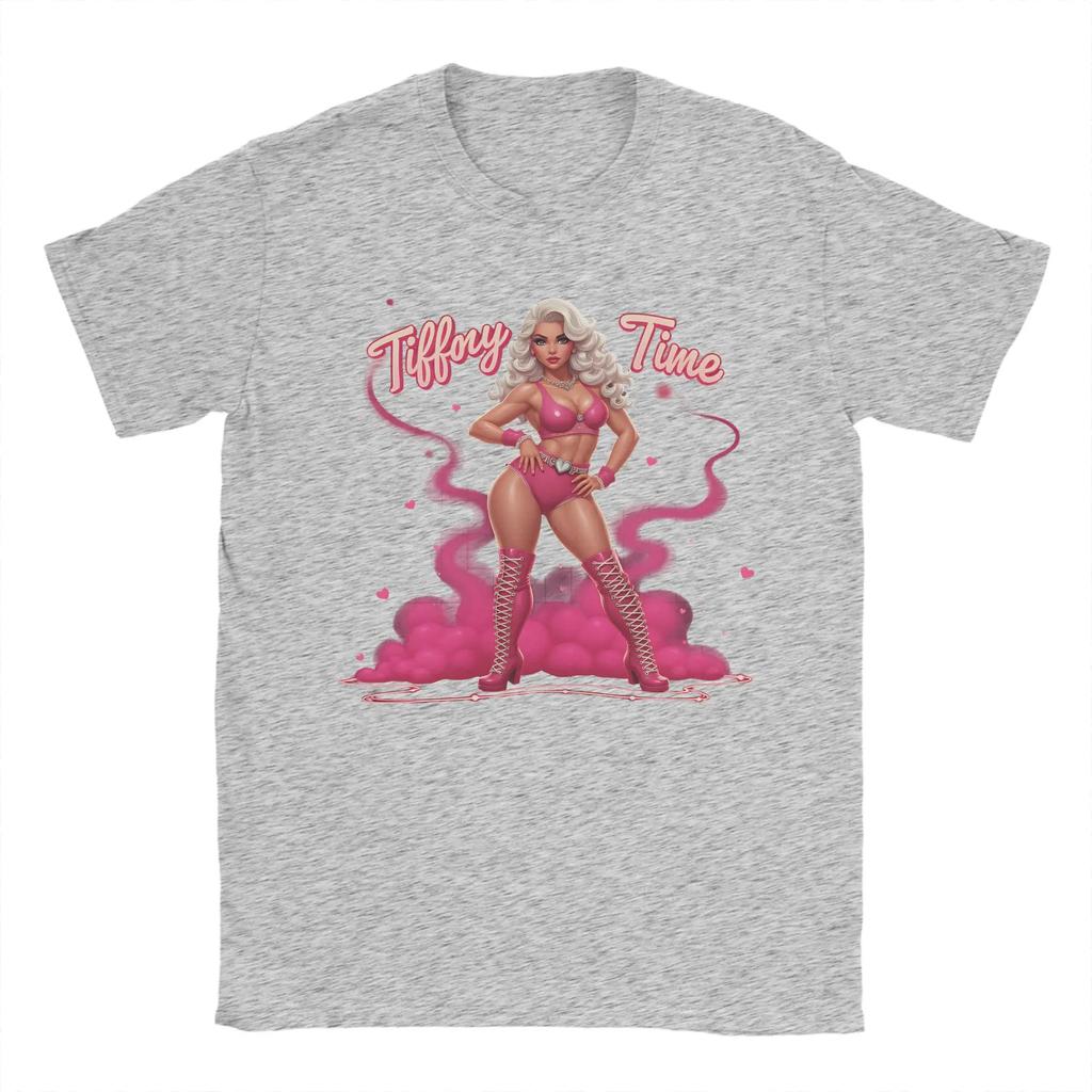 Tiffany Stratton Men T Shirts Novelty Tee Shirt Short Sleeve Crewneck T-Shirt Pure Cotton Big Size Clothing