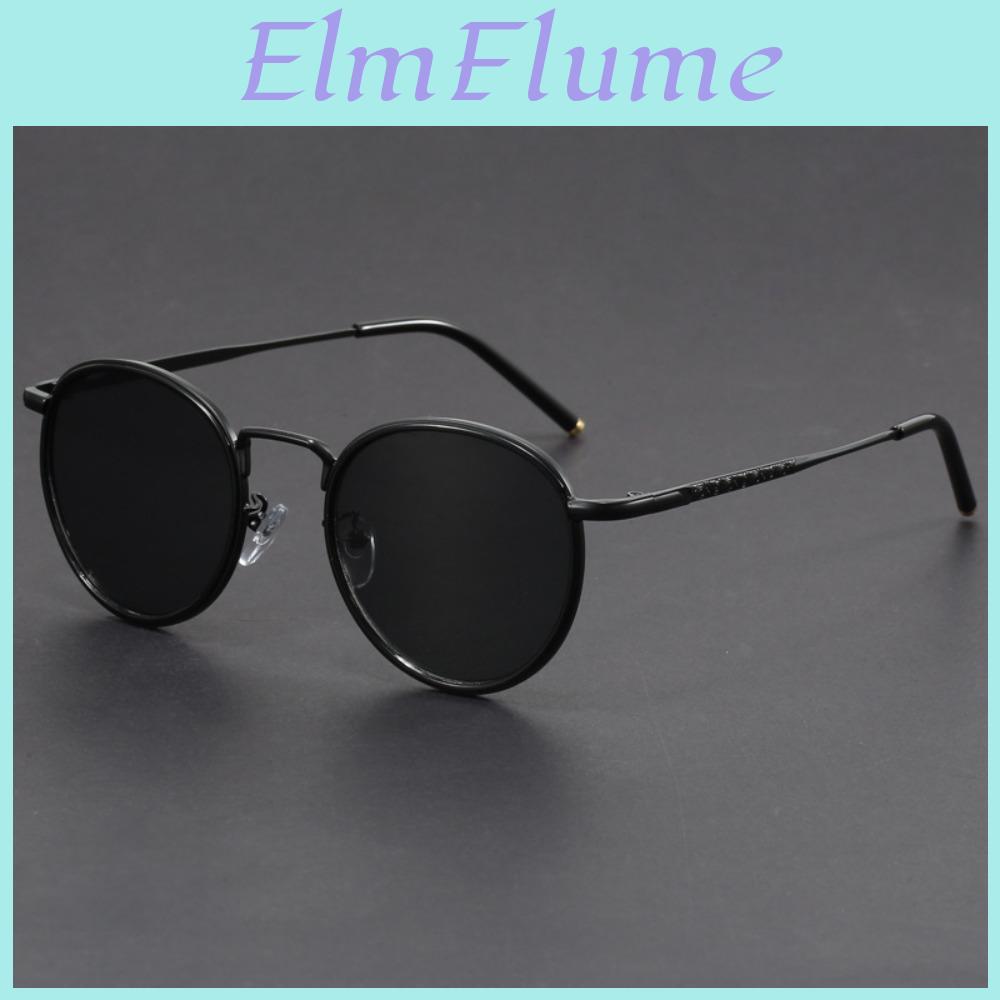 Frame Round Sunglasses Retro Metal Eyewear For Men And Women Titanium Frame Driving Fishing Brand Designer Sun Glasses