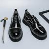 Модные Оксфорды на Толстой Подошве Классическая Шнуровка Мужские Мужская Удобная Повседневная Обувь 2025 Новинка Всесезонные Нескользящие для Мужчин Деловая Обувь