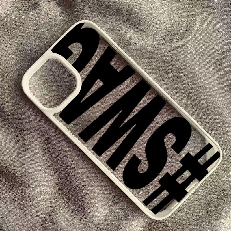 SWAG Чехол с буквами для Samsung Galaxy S26 S25 Ultra S21 S23 FE S24 A56 A55 A54 A53 A52 A35 A34 A06 A16 A15 Ударопрочный чехол