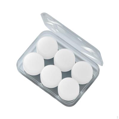 6 шт. силиконовые беруши наконечники гибкие звукоизоляционные шумоподавляющие беруши