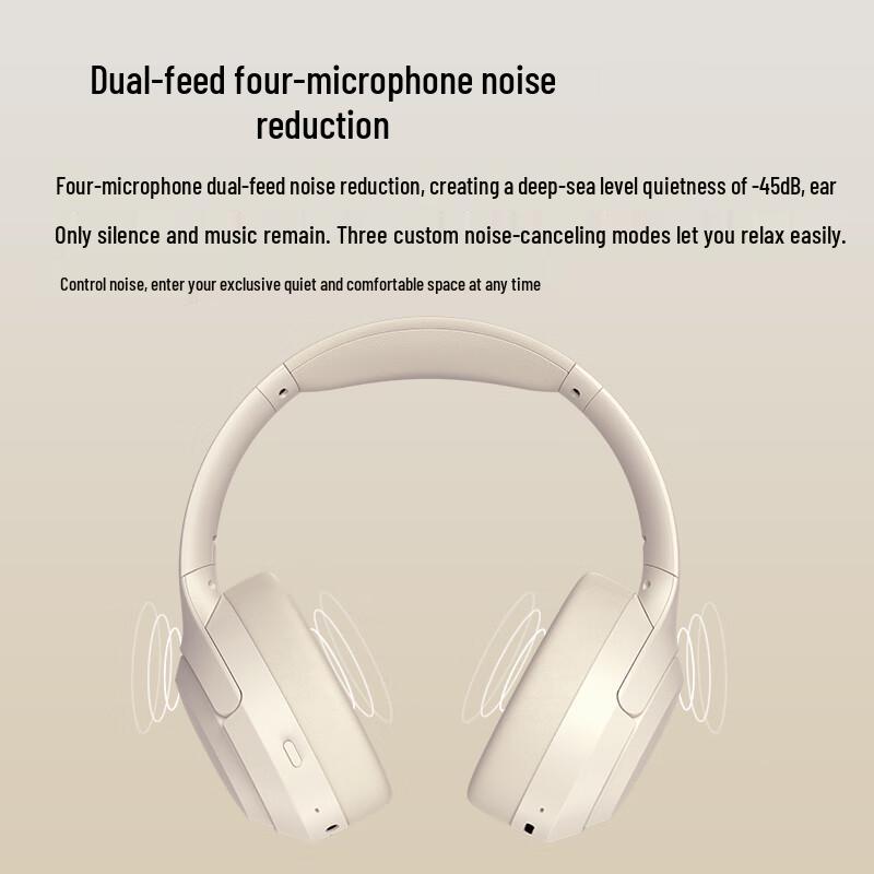 Lanston HBN07 Active Noise Cancelling Wireless Over-Ear Headphones