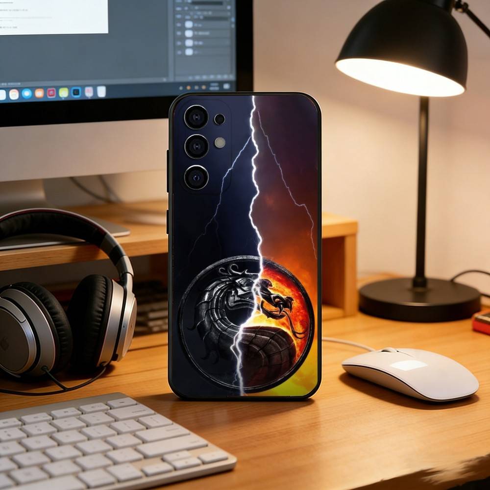 Mortal Kombat Phone Case For Samsung S25,S24,S21,S22,S23,S30,Ultra,S20,Plus,Fe,Soft Silicone Black Cover