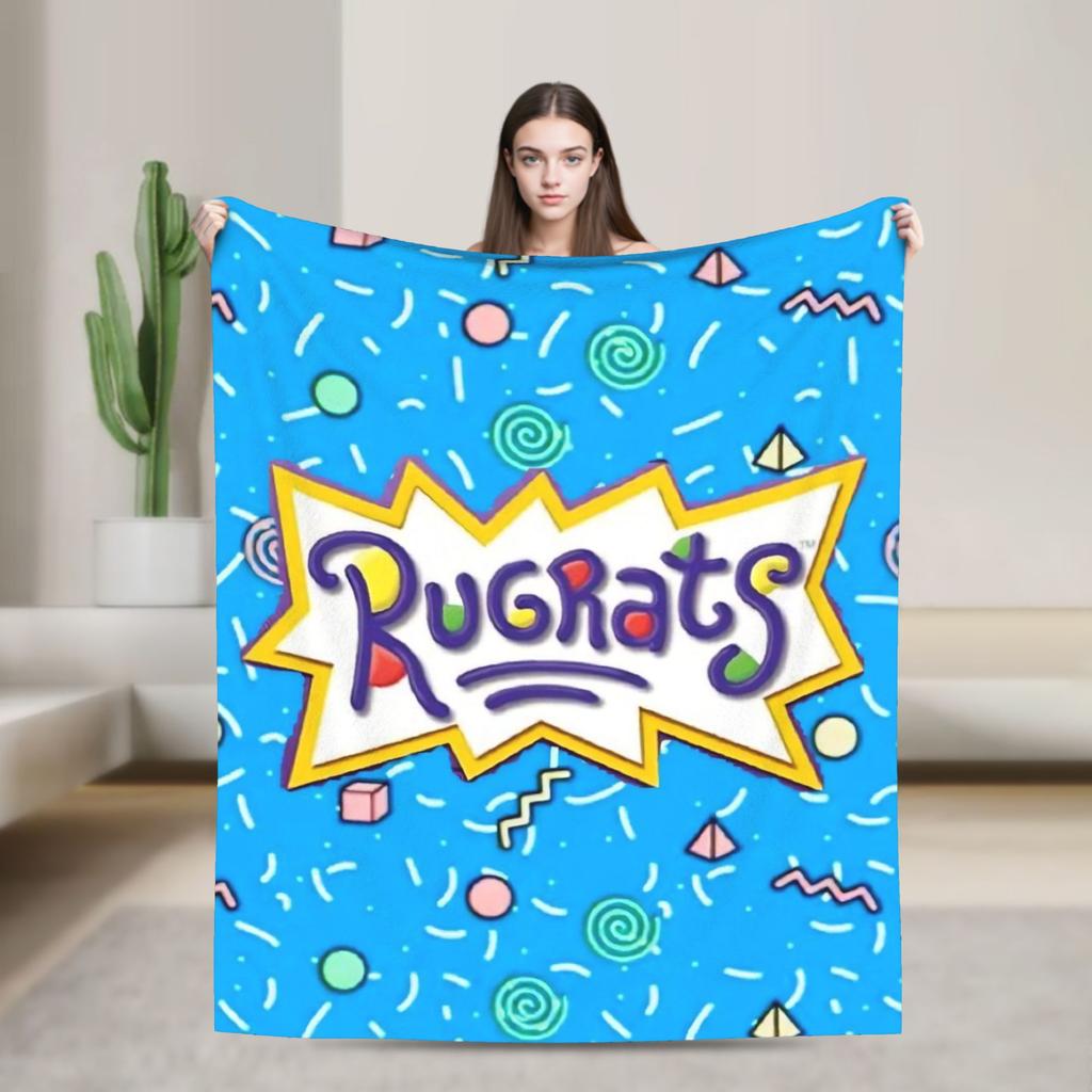 Rugrats Chuckie Finster Blanket Travel Flannel Throw Blanket For Outdoor Super Warm Custom Quality Bedspread Birthday Present