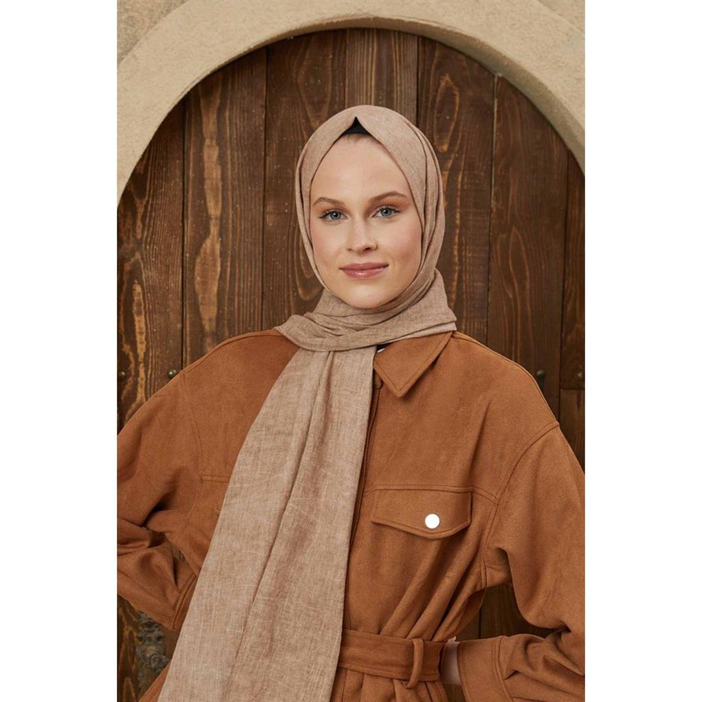 Ground Cotton Hijab Mink