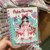 Handmade Fantasy Princess Dress-Up Sticker Coloring Book for Girls
