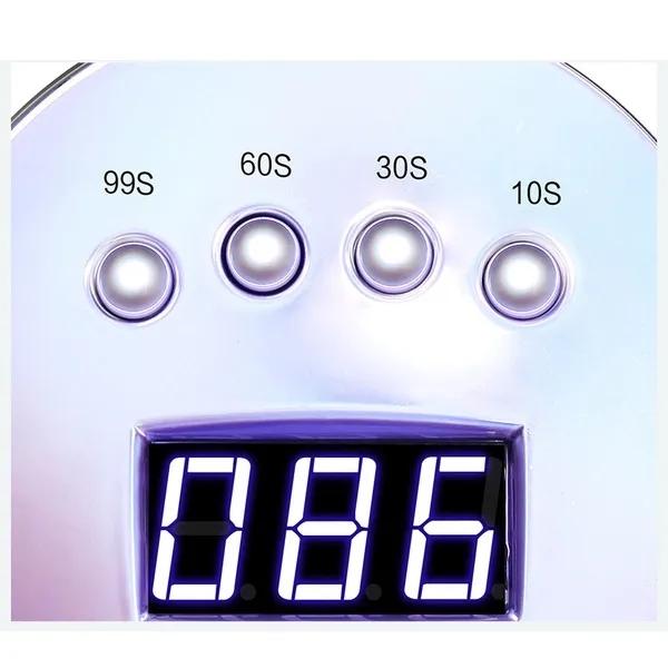 New Upgrade UV Nail Dryer Lamp with Automatic Sensor 57 UV LED Light for All Gels 248W 4 Timer Professional Manicure Pedicure Nail Epuipment