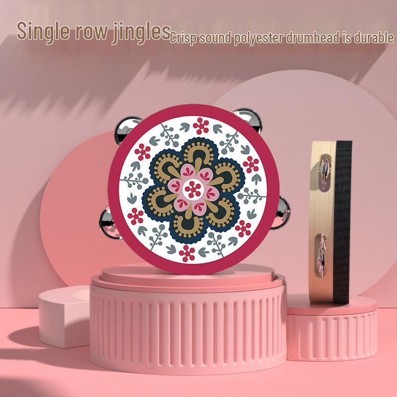 6-дюймовый тамбурин в дуньхуанском стиле: Древний Перформанс Ручной Барабан и Инструмент Орфа