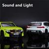 1:24 BMW XM SUV Alloy Sports Car Model Die-cast Metal Car Vehicle Model Simulation Sound and Light Pull Back Collection Children's Toys Boys Gift