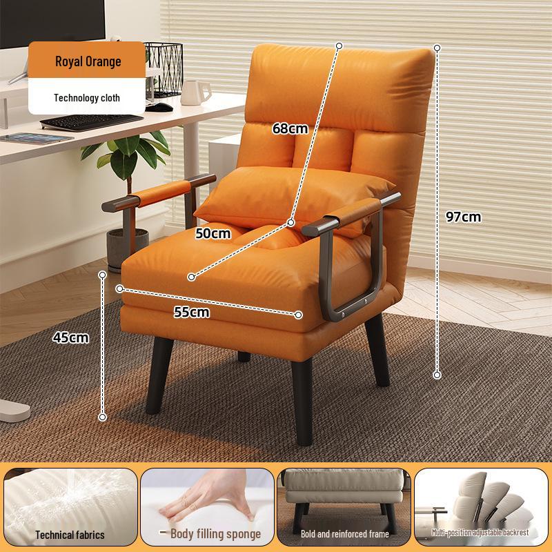 Раскладное кресло-диван: Раскладной диван-кровать для офиса, дневного сна и домашнего использования; Идеально подходит для сидения, сна и отдыха.