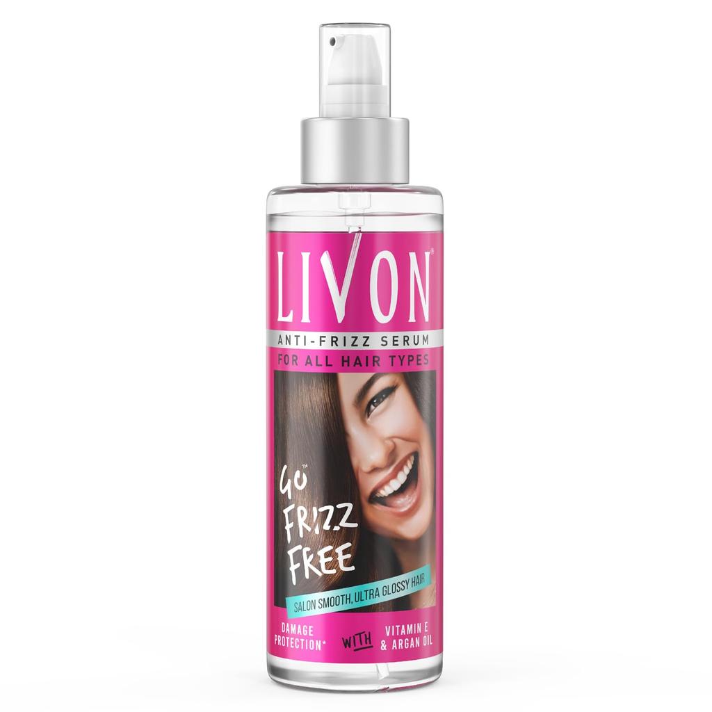 Livon Hair Serum For Dry & Frizzy Hair 200ml Pack Of 1 | Smooth Shine & Damage Protection