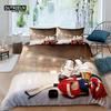 Главная Жизнь Роскошный Хоккейный комплект постельного белья Спортивный пододеяльник Комплект наволочек Детский комплект постельного белья Queen и King Размеры ЕС/США/Австралия/Великобритания