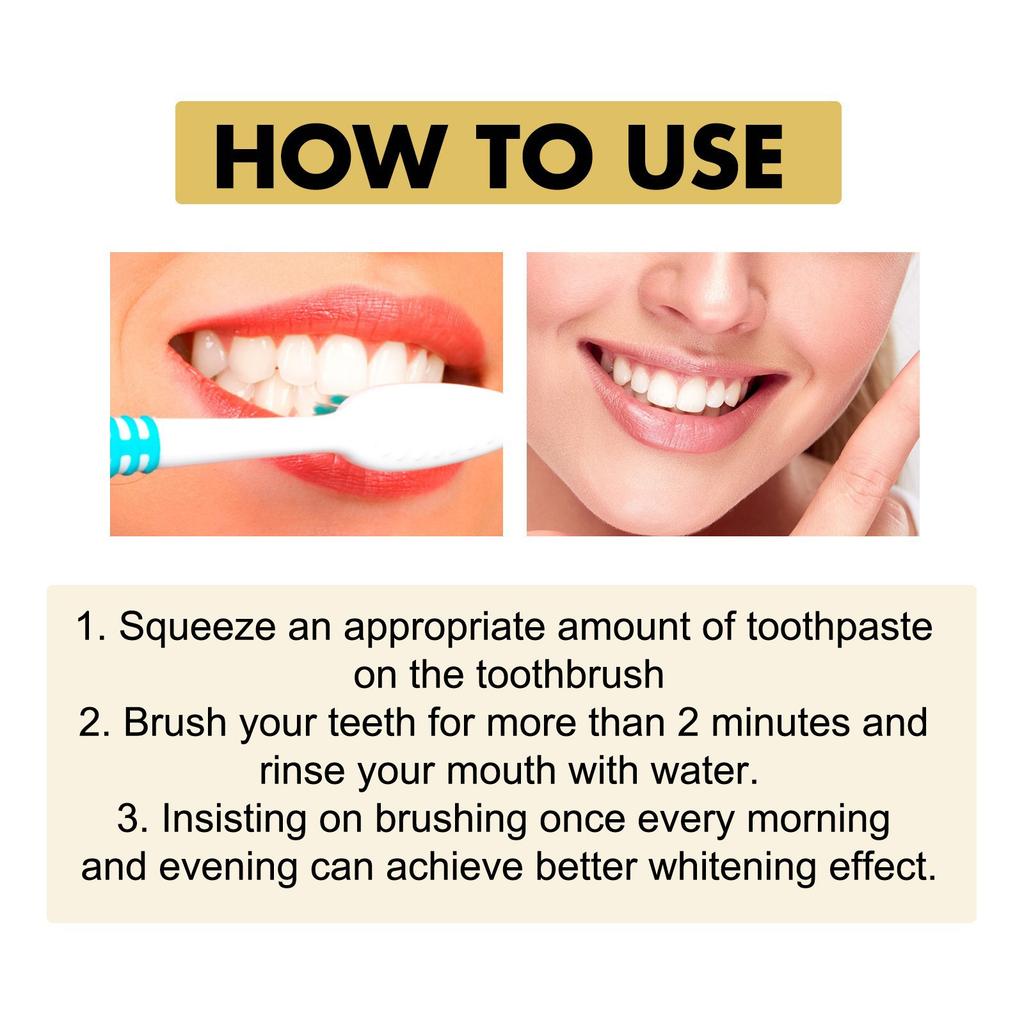 Bee Gingival Toothpaste Deep Clean Tooth Stains Toothicidal Mouthpiece Tooth Stain Removal, Teeth Whitening Booster  110g