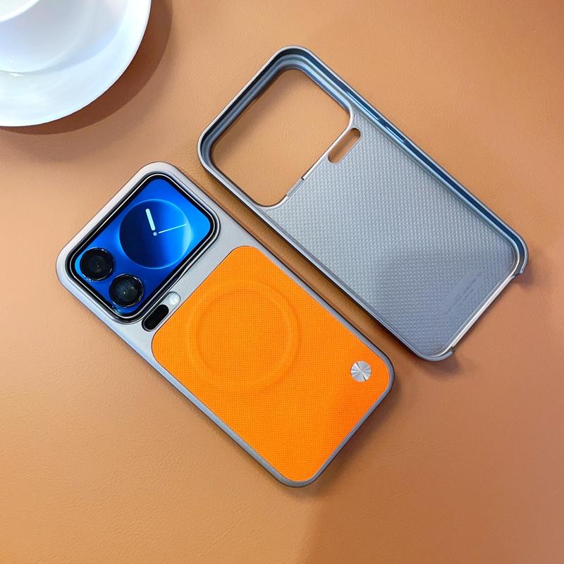 For XiaoMi Mi 17 Pro Max Phone Case Magnetic Wireless Charger PC Hard Shell Protective Leather Back Cover