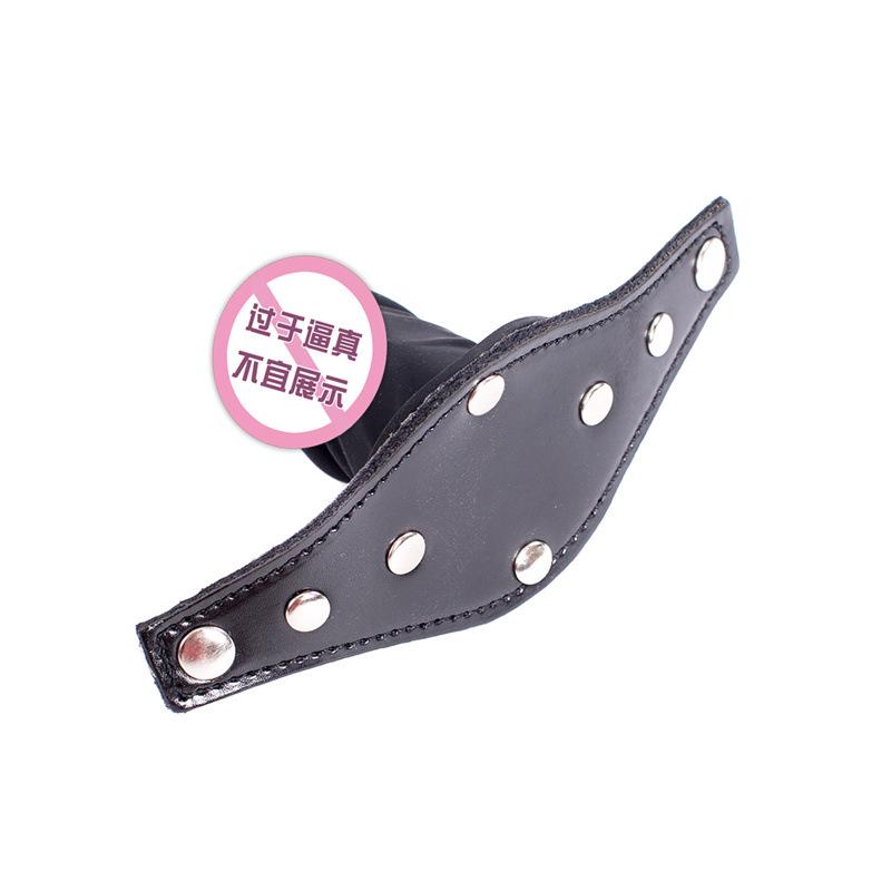 Взрослый дилдо кляп для рта маска чокер - Эротический панк БДСМ раб обучение