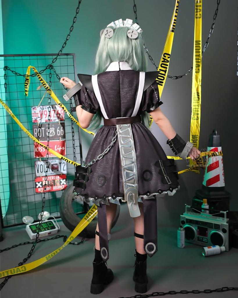 Корин Уикс Косплей с париком Горничная Зензеро Косплей Костюм Взрослый Костюм Культурный Фестиваль Событие Костюм Сценическая Одежда Корин Уикс Косплей Уикс