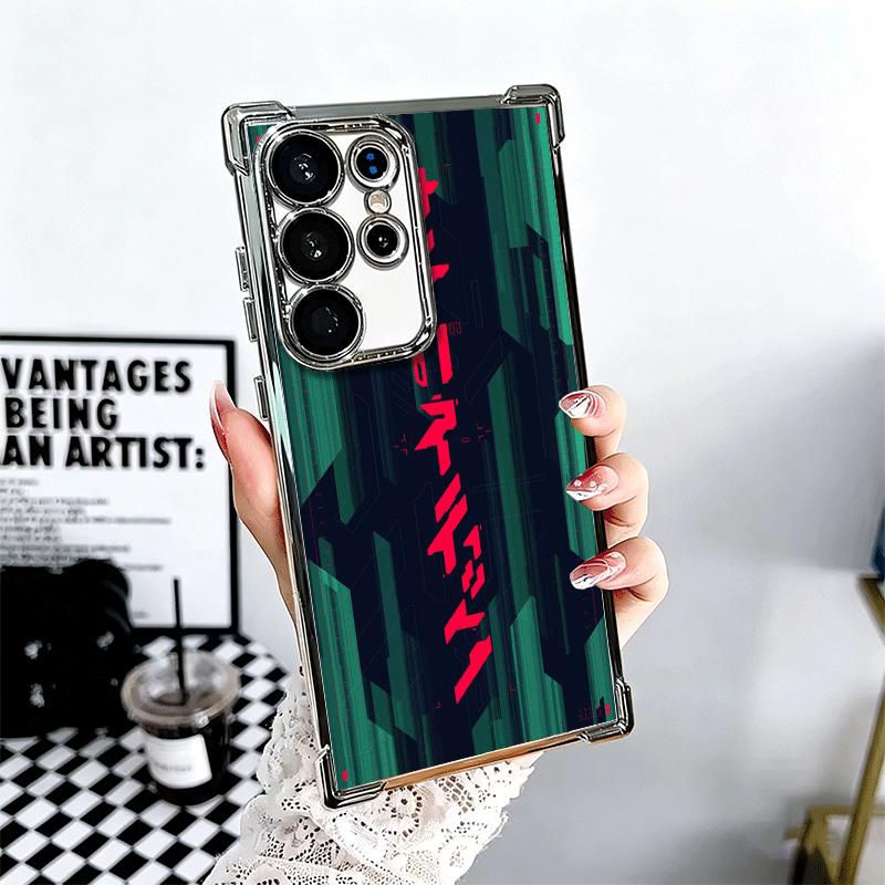 Киберпанк Эстетика Покрытие Чехол для Телефона Для Samsung Galaxy S24 S25 FE S26 Edge S23 Ultra S22 S21 Plus S20 Противоударный Подушка Безопасности Чехол